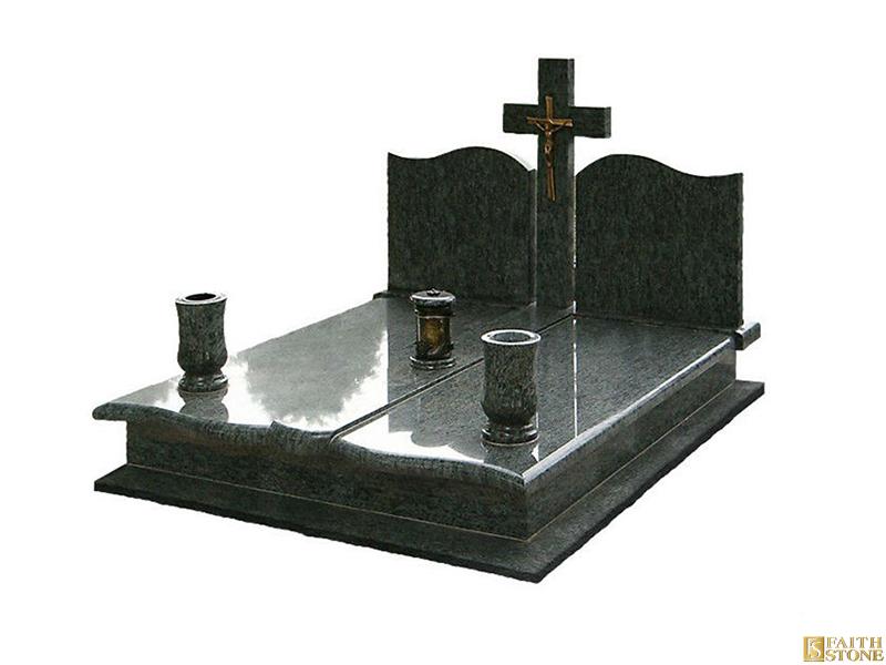 pierre tombale noire pour les tombes