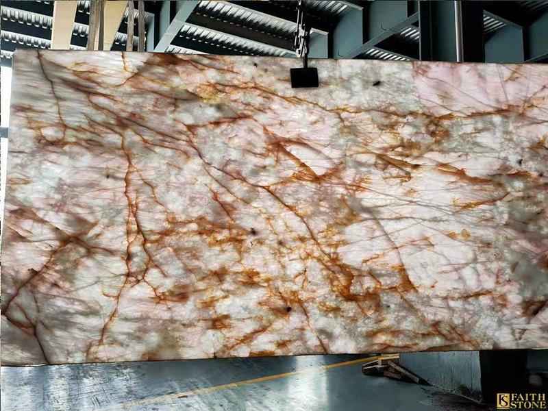 Quartzite Lady Lumix Blanc Rose