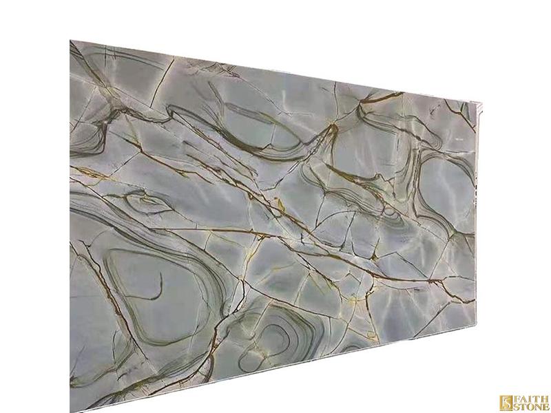 Dalles de quartzite bleu