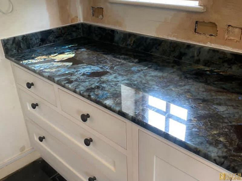 Granit bleu pour comptoir de cuisine