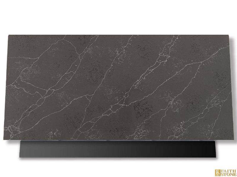 dalle de surface en quartz gris